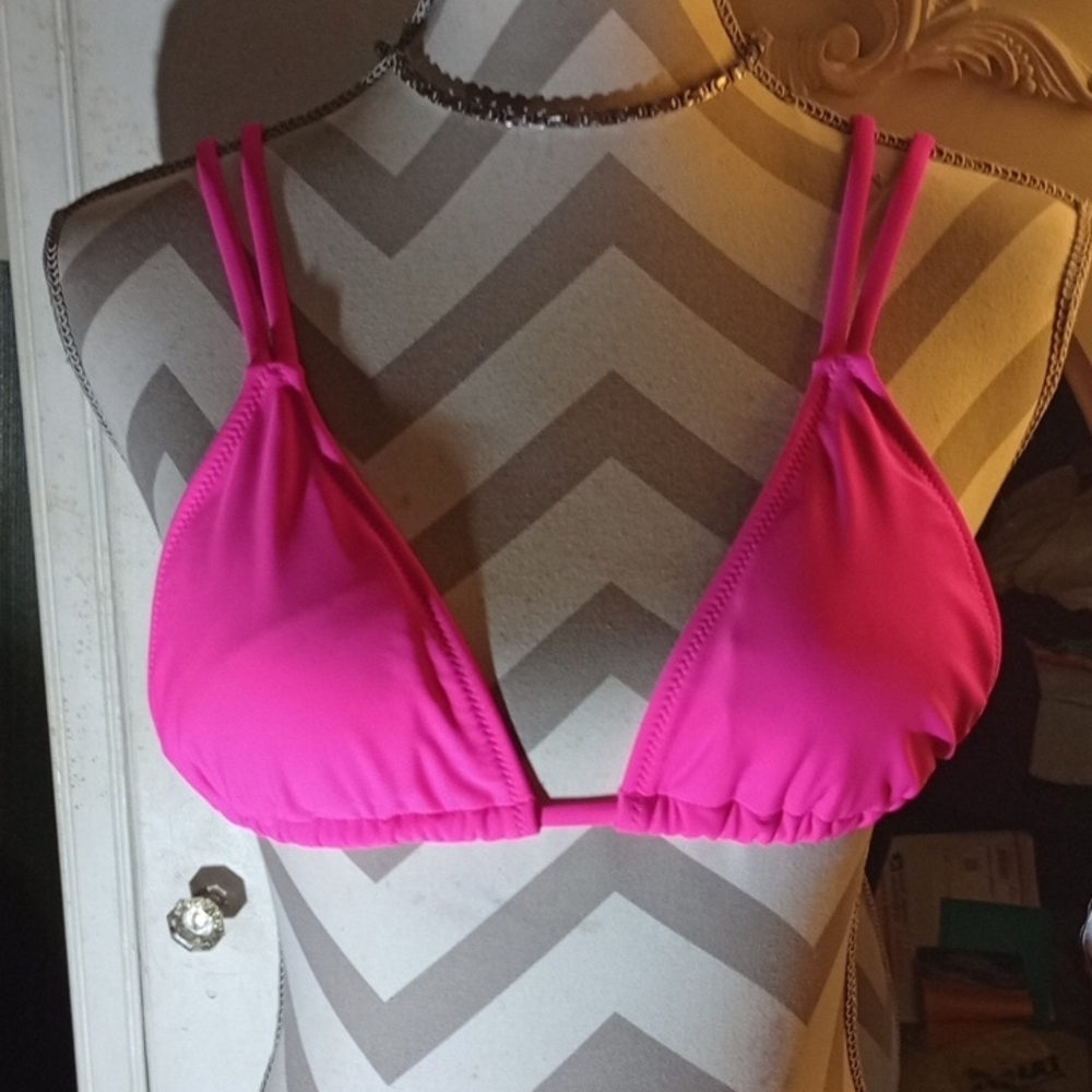 Vibrant Pink Bikini Top